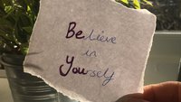 Believe in yourself note